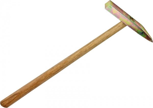 Fliesenhammer mit Hartmetallspitze und Holzgriff