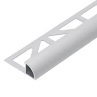 BLANKE kwadrantprofiel aluminium zilver (mat)