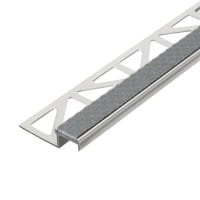 Treppenprofil Alu/PVC stahlgrau