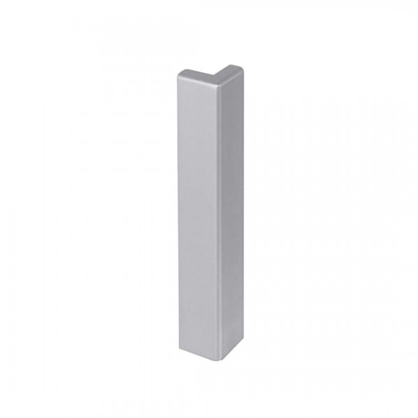 Außenecke für Balkonwinkelprofil T-Form silber 80 mm