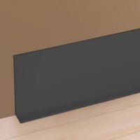 Sockelleiste Aluminium schwarz Ambiente