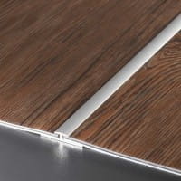 Ambiente DURAL TWINS edging profile silver anodized