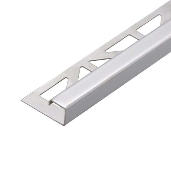BLANKE square edge trim stainless steel natural 10 mm