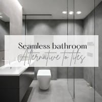 Seamless bathroom - the modern alternative to tiles?