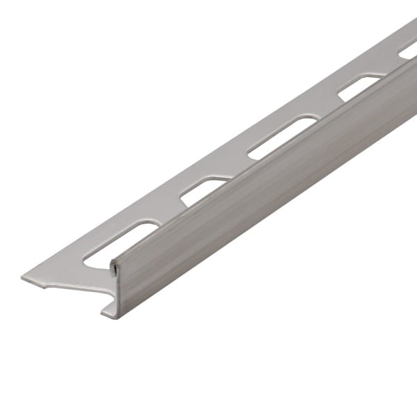 Schlüter angle profile brushed stainless steel